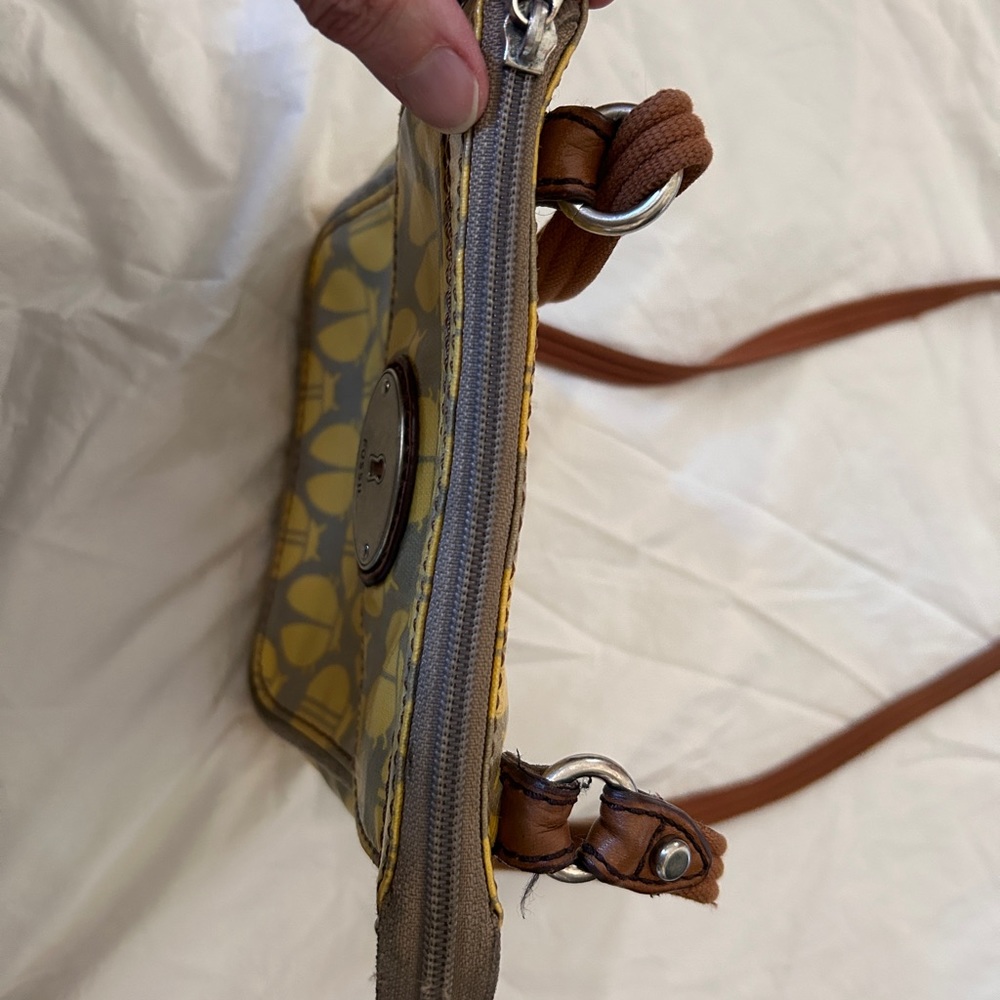 Fossil Ladybug Print Coated Canvas Crossbody Bag … - image 8